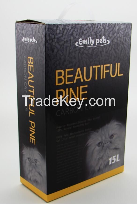 Activated Carbon Pine Cat Litter EMILY PETS products