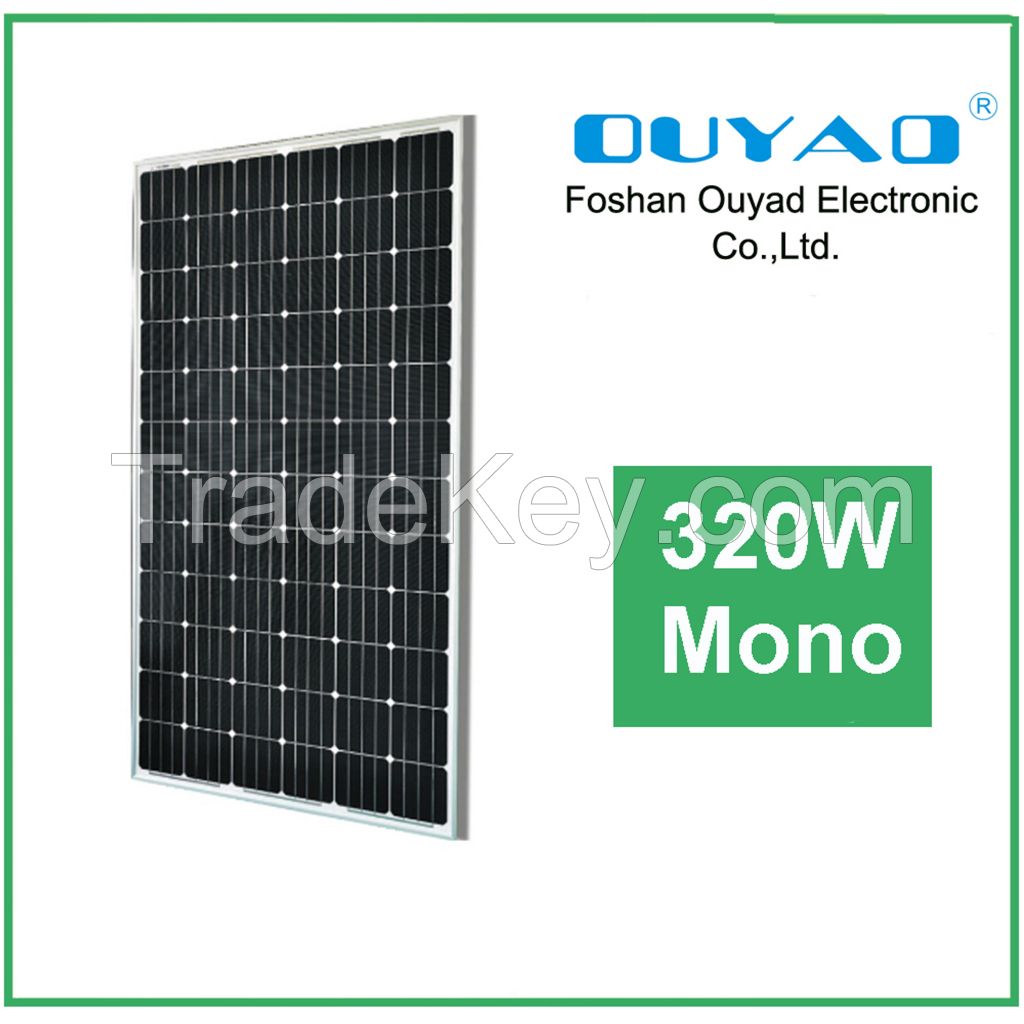 High Efficiency 320W Mono Solar Panel for Home Power System