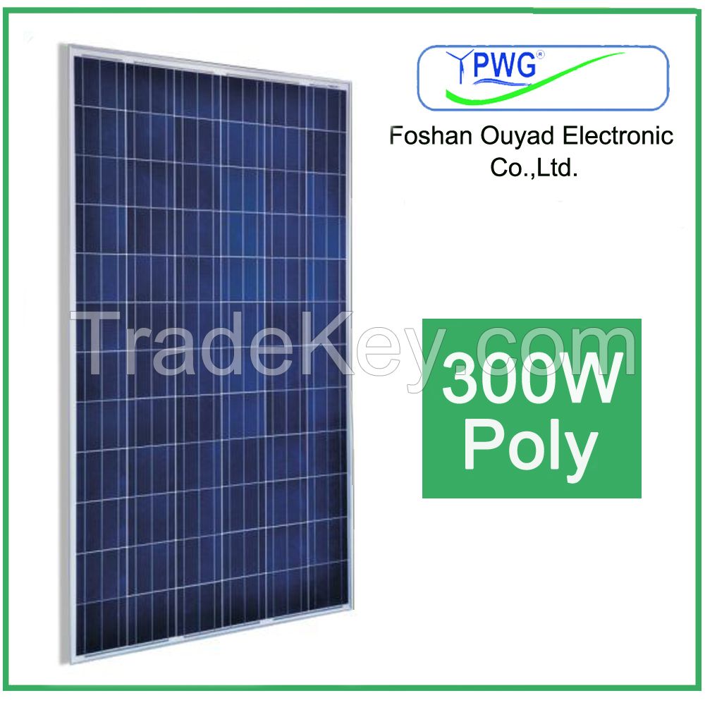 Find CE ISO Approved 300W Poly Solar Panels From China Supplier