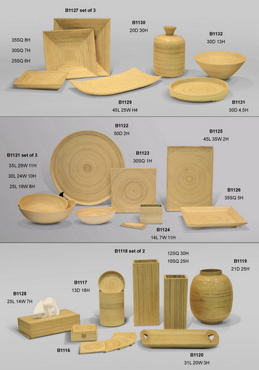 Spun bamboo products