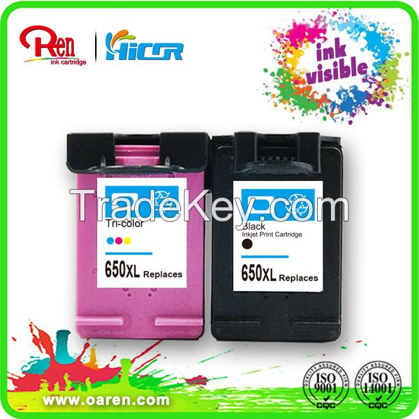 Wholesale Printing compatible Ink Cartridge for HP 650 CZ101AE
