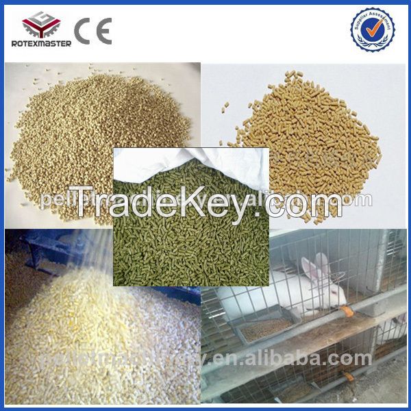 horizontal ring die animals feed pellet machine for production line