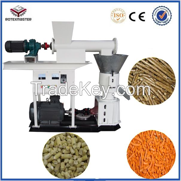 CE Flat Die Animal Feed Pellet Mill/Feed Pellet Machine For Horse