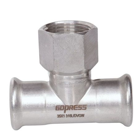 Stainless steel and carbon steel press fitting