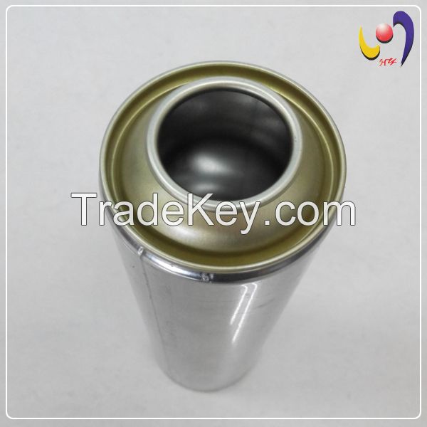 Non printing aerosol tin can