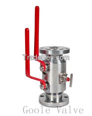 The double block and bleed ball valve
