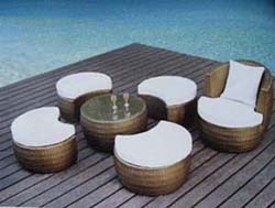 rattan sofa