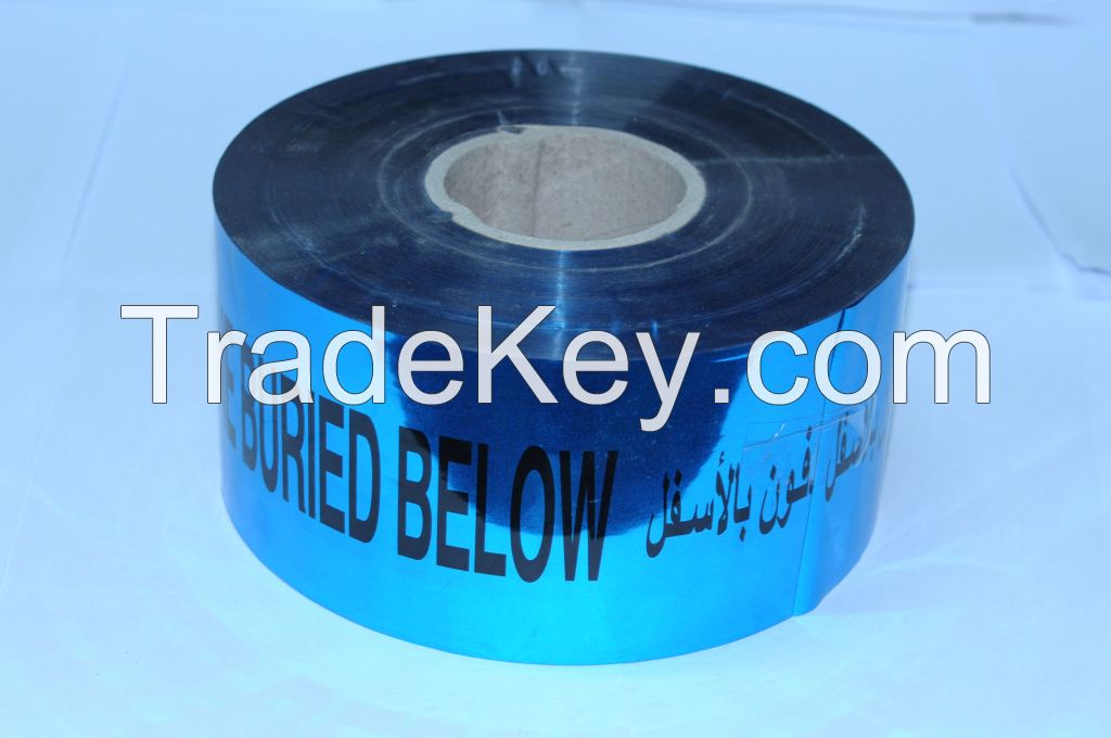 Detectable warning Tape Caution water/sewer line buried tape