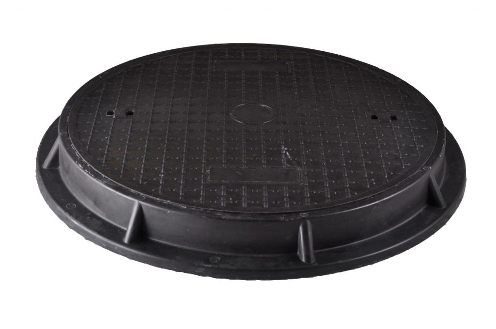 SMC Composite Manhole Cover, D400 Clear Open 840