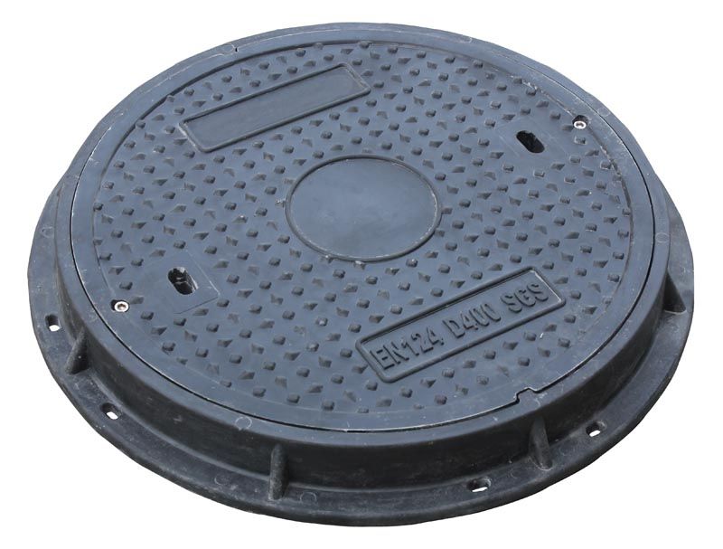 SMC Composite Manhole Cover, C250 Clear Open 550