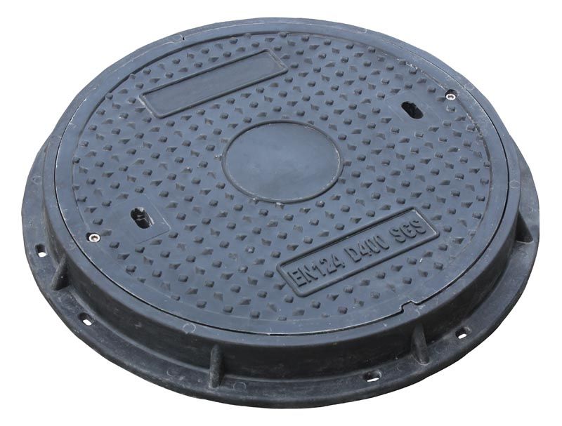 SMC Composite Manhole Cover, B125 Clear Open 550