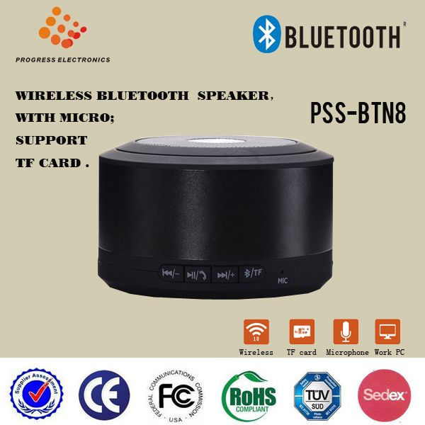 Mini Bluetooth Speaker with FM Optional and TF Card function