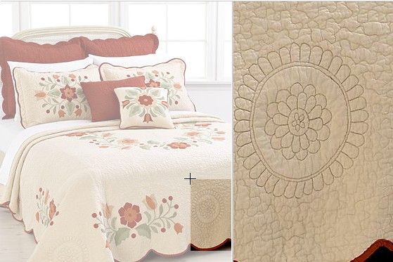 flower patchwork quilt