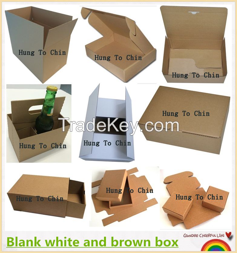 Custom made corrugated cardboard packaging box