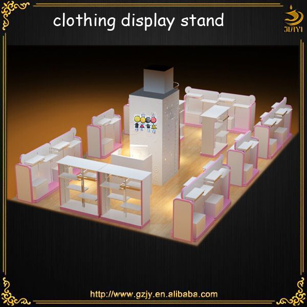 clothing display stand design and making service for kid's garment shop