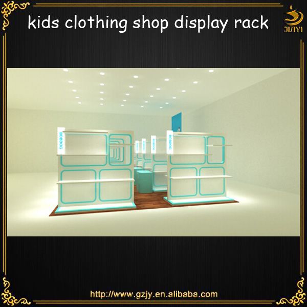 professional kids clothing shop display rack manufacturer