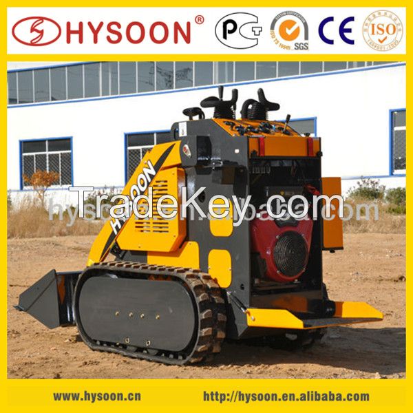HYSOON 800mm width compact mini skid steer tracked loader HY280