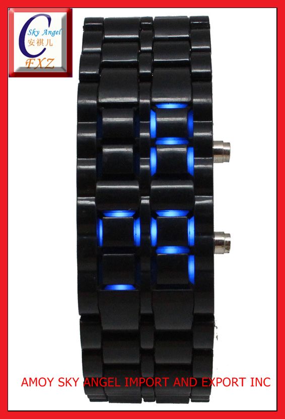 Digital watch;Stainless Steel LED Watch