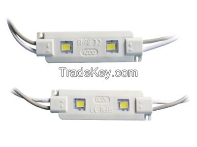 Overmolded LED module with PC