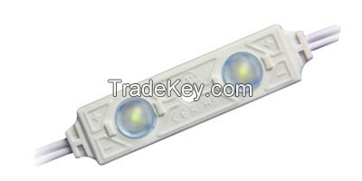 Overmolded LED module with Lens