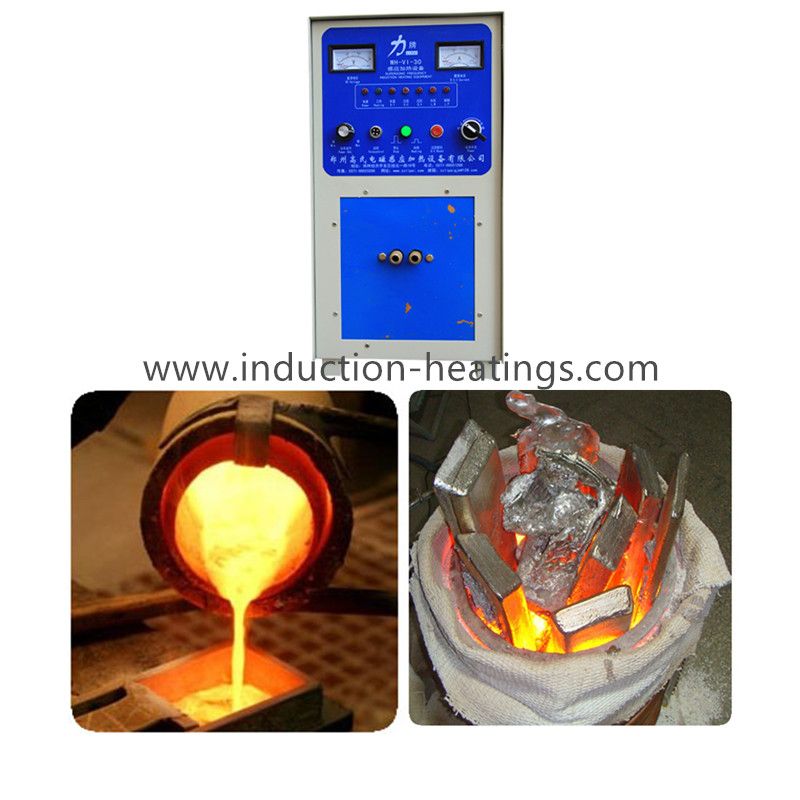 Full Protection Portable Top Quality Gold Silver Melting Induction Heating Furnace