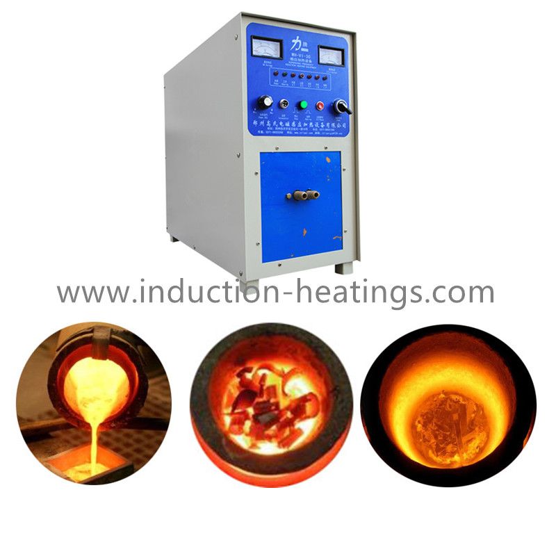 Full Protection Portable Top Quality Gold Silver Melting Induction Heating Furnace