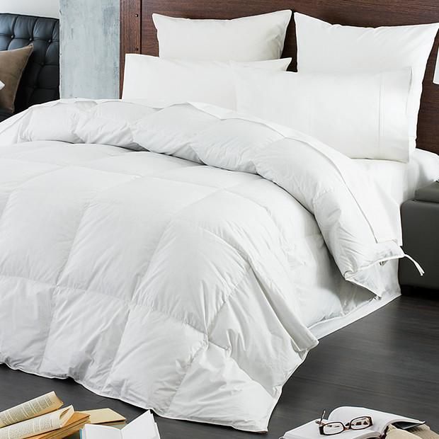 90% white down feather duvet