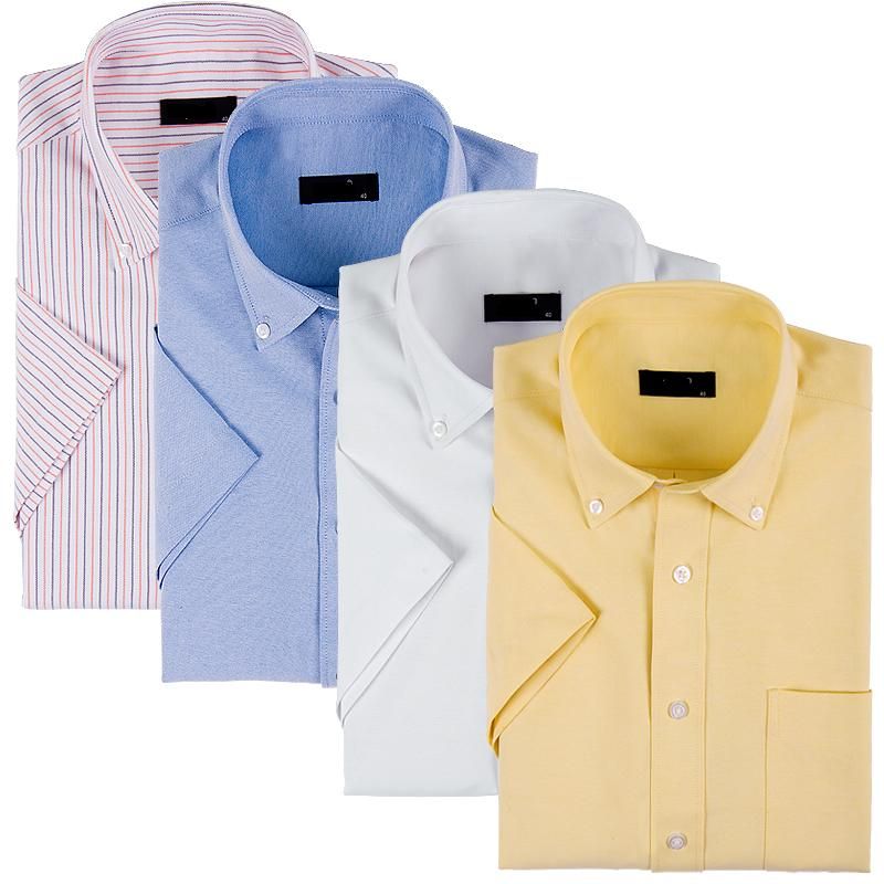 Men cotton-silk shirts
