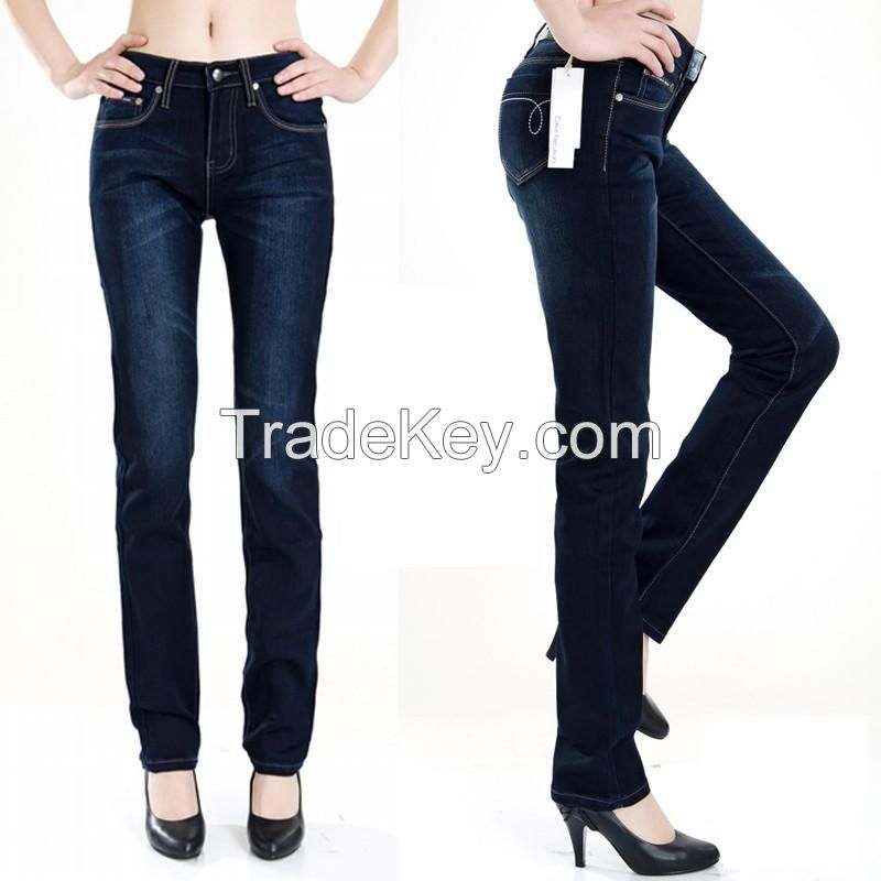 2014 New Style Jeans for Women cotton/poly/spandex, elastic
