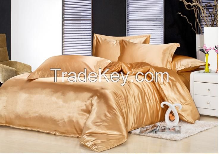 yellow silk duvet cover