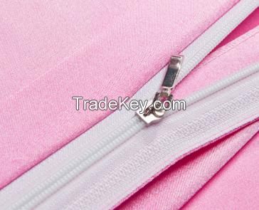 pink silk duvet cover