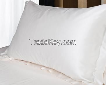 ivory silk pillow case
