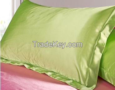 fruit green silk pillow case