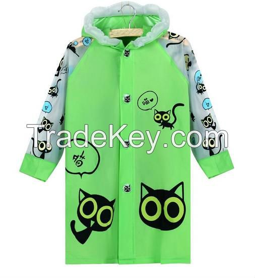 Gallery Animal Print Hooded Raincoat