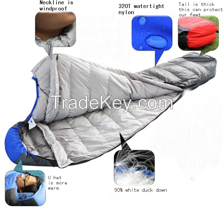 Mummy sleeping bag