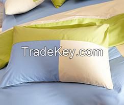 Solid Color Cotton Pillow Case--Light Blue, Light Green, Cream