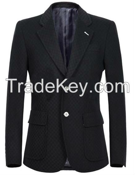 Wholesale Cheap Wool Men's Plaid Suit From Chinese Factory