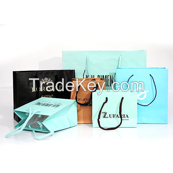 2015 fashion shopping package paper bag (ISO9001)