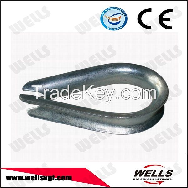 US Type Heavy Duty Wire Rope Thimbles 