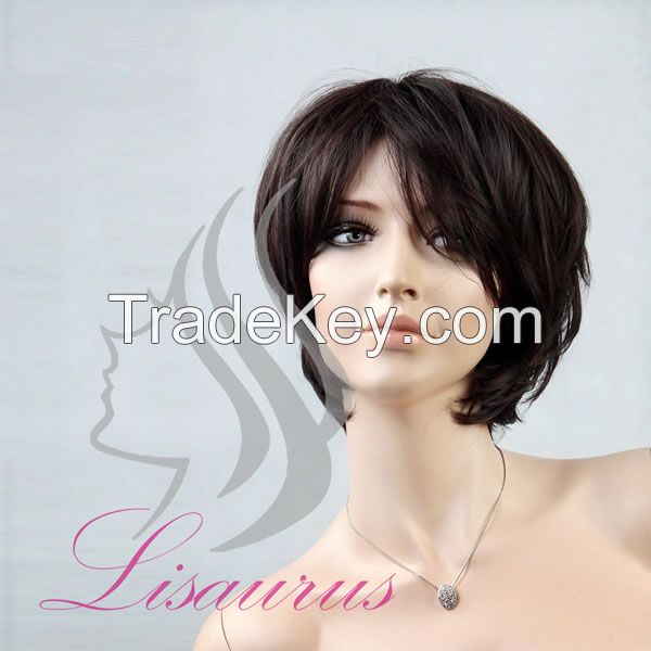 Lisaurus-J Natural Looking New Beauty Short Synthetic Wigs, Wholesale P