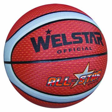 Basketballs, Customized Logos are Accepted, Made of PU/PVC/Rubber