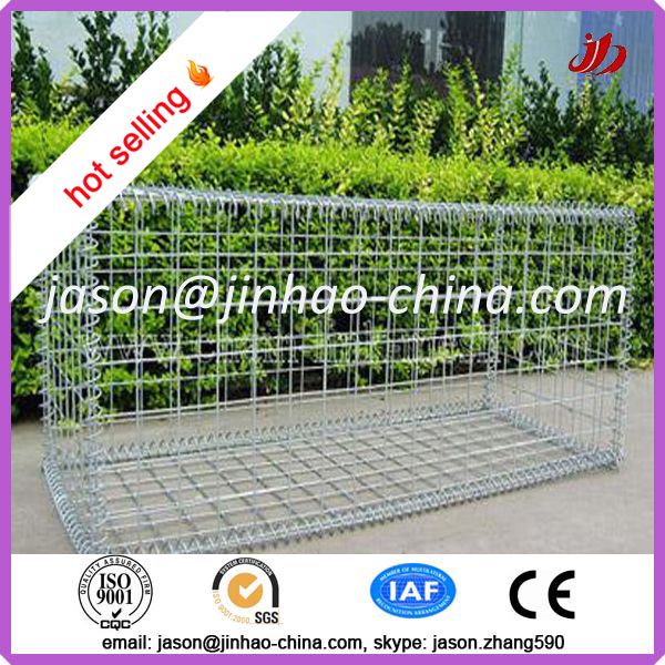 PVC Coated Galvanized Gabion Cage With Factory Price(Anping Factory)