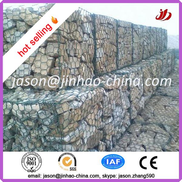 PVC Coated Galvanized Gabion Basket With Factory Price