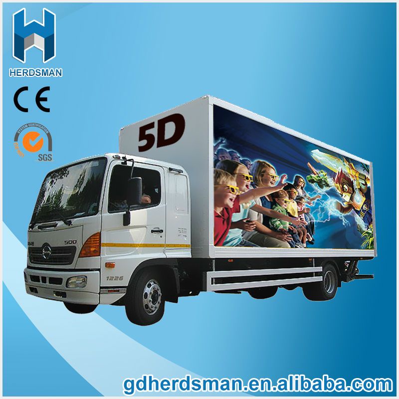 Electric/Hydraulic 12Special Effects Truck Mobile 7d Cinema System