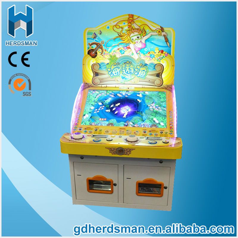 Factory Supply Indoor Joystick arcade catch fish game machine