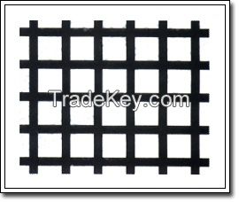 Plastic composite geogrid