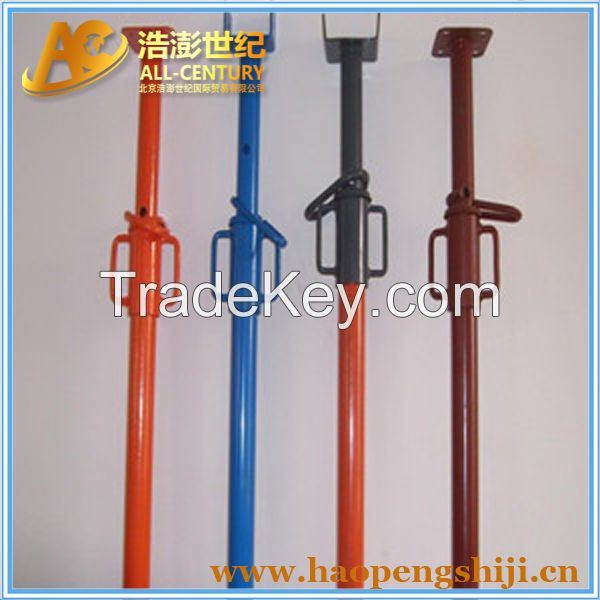 Shoring props used in formwork system