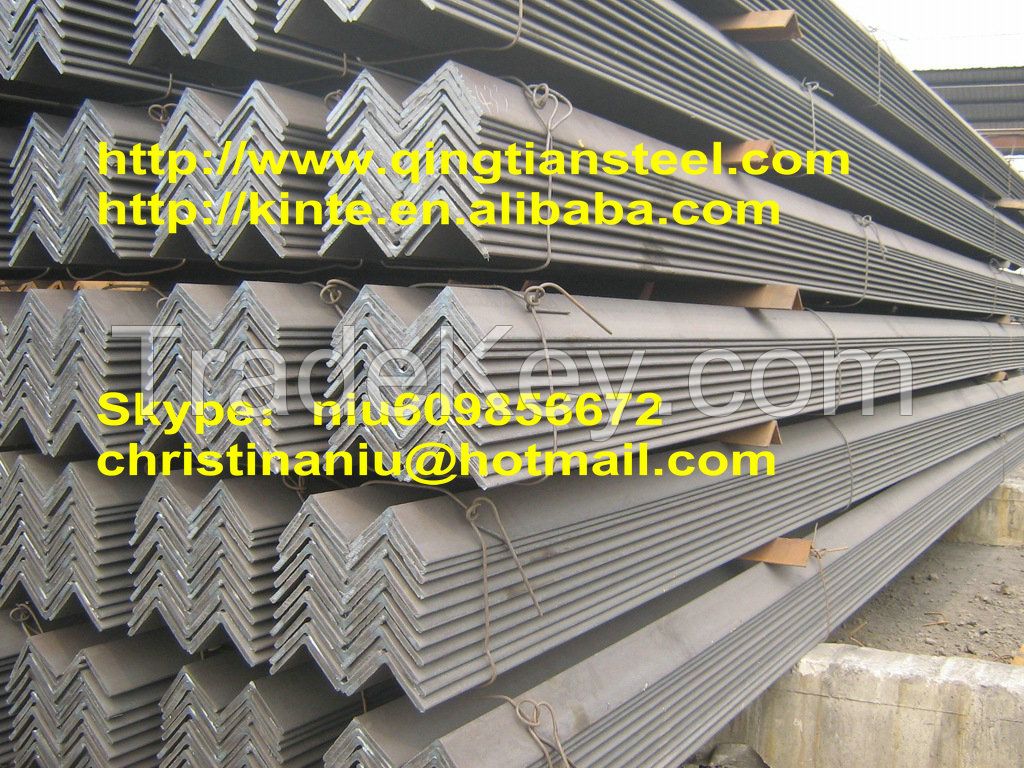 Q235/ss400, 6m, steel angle bar equal and unequal