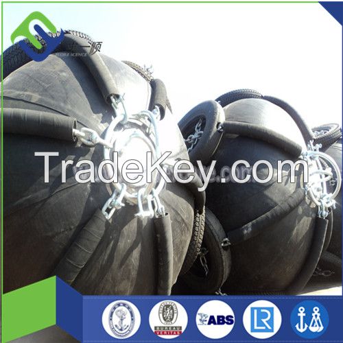 Floating pneumatic rubber fender