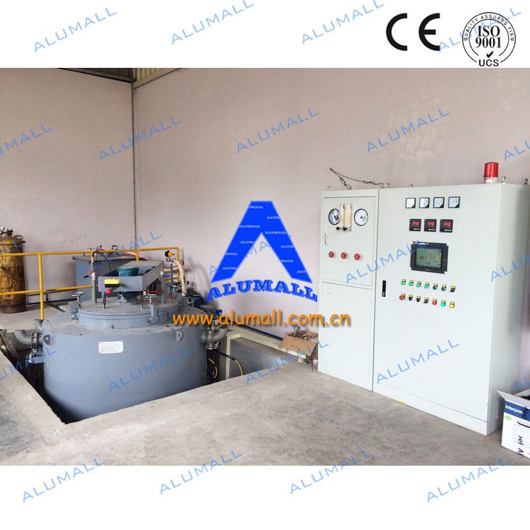 HMI control ALM-60I batch gas nitriding furnace for aluminium extrusion plant